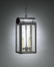Northeast Lantern 8032-DB-LT2-CLR - Culvert Top Hanging Dark Brass 2 Candelabra Sockets Clear Glass