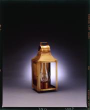 Northeast Lantern 9031-DB-CIM-CLR - Culvert Top Wall Dark Brass Medium Base Socket With Chimney Clear Glass