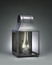 Northeast Lantern 9061-VG-CIM-CLR - Culvert Top Wall Verdi Gris Medium Base Socket With Chimney Clear Glass