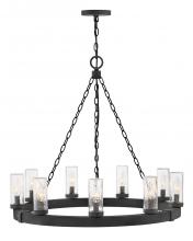 Hinkley 29208BK - Medium Single Tier Chandelier