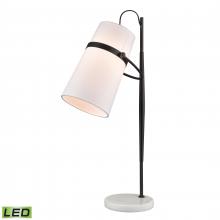 ELK Home D4191-LED - Banded Shade 28'' High 1-Light Desk Lamp - Matte Black - Includes LED Bulb