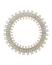 Currey 1000-0145 - Glasdele Round Mirror