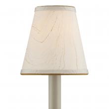Currey 0900-0015 - Marble Cream Paper Tapered Chandelier Shade
