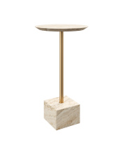 Currey 4000-0240 - Prado Travertine Drinks Table