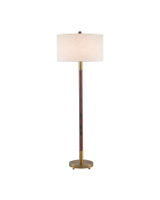Currey 8000-0081 - Bravo Mahogany Floor Lamp