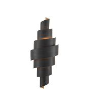 Currey 5000-0112 - Chiffonade Black Wall Sconce