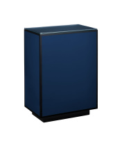 Currey 3000-0314 - Navy Lacquer Side Table