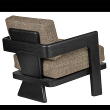 Currey 7000-0752 - Theo Lounge Chair, Rig Otter
