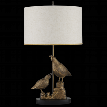 Currey 6000-0886 - Codorniz Brass Table Lamp