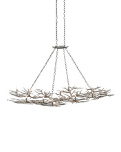 Currey 9000-0367 - Rainforest Large Silver Chandelier