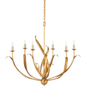 Currey 9000-0444 - Menefee Gold Chandelier