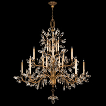 Fine Art Handcrafted Lighting 774540ST - Crystal Laurel 75" Round Chandelier